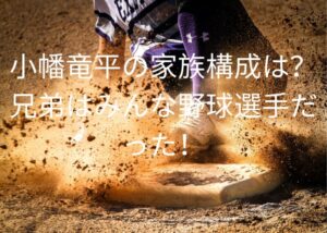 小幡竜平の家族構成は？